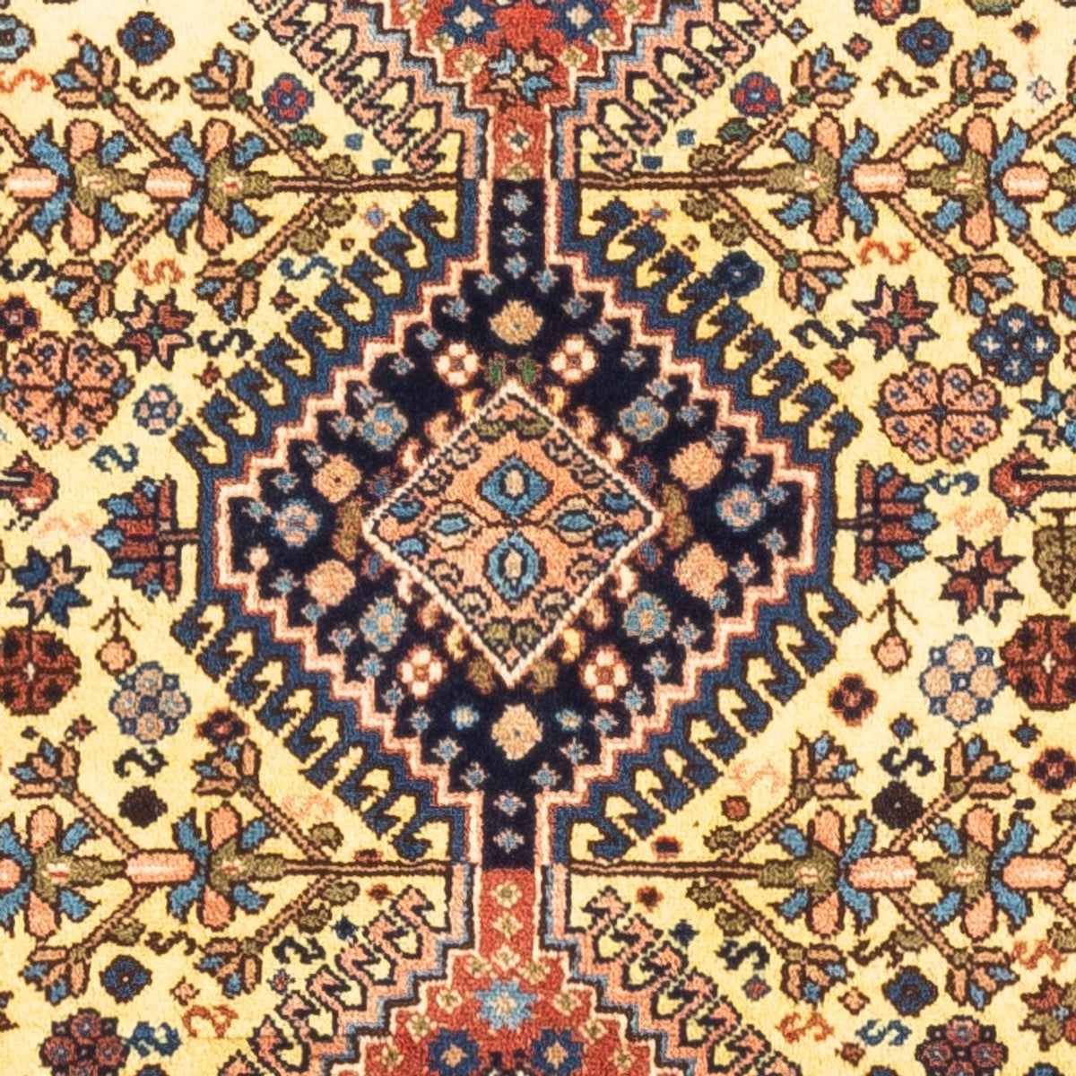 Perzisch Tapijt - Nomadisch - 130 x 85 cm - geel