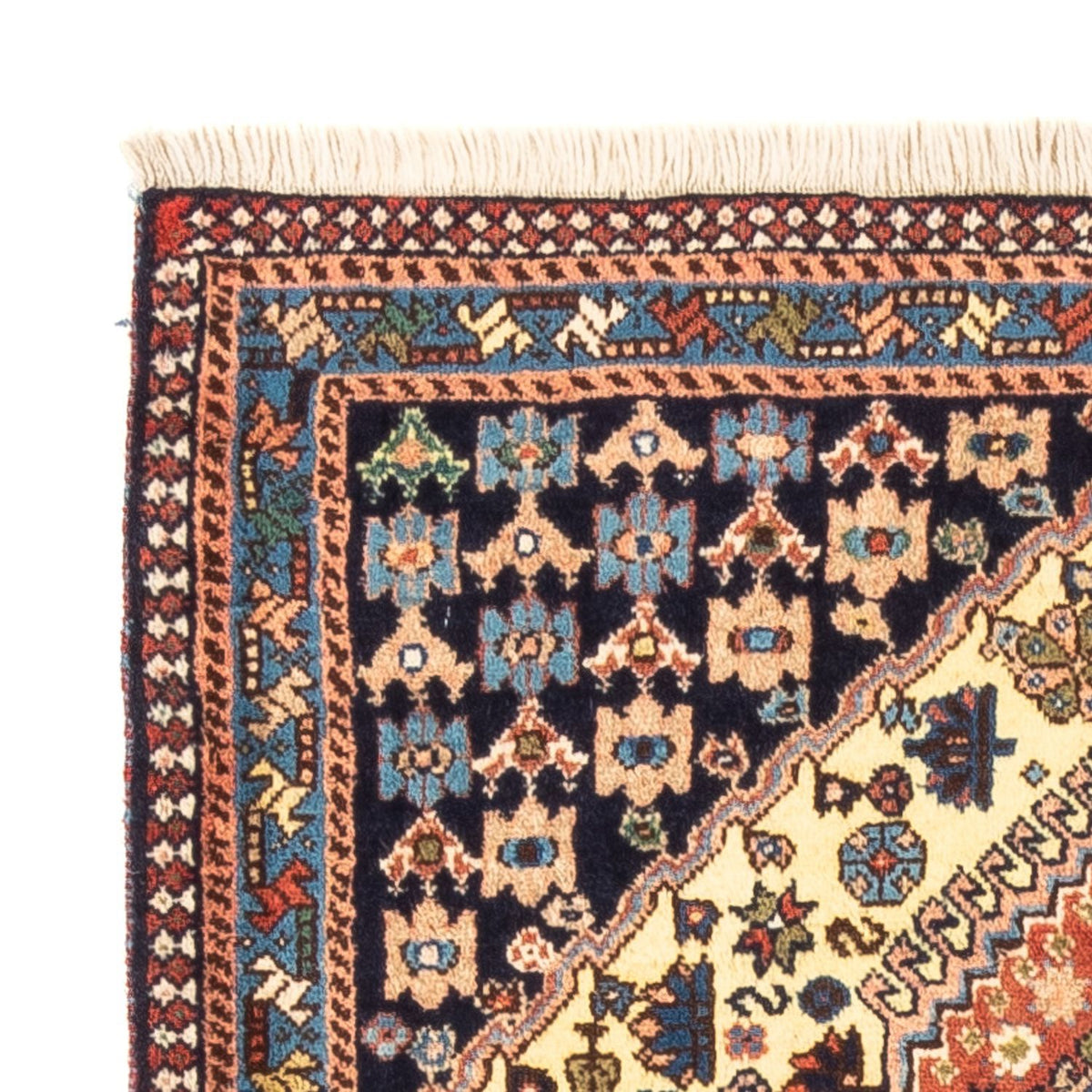 Perzisch Tapijt - Nomadisch - 130 x 85 cm - geel