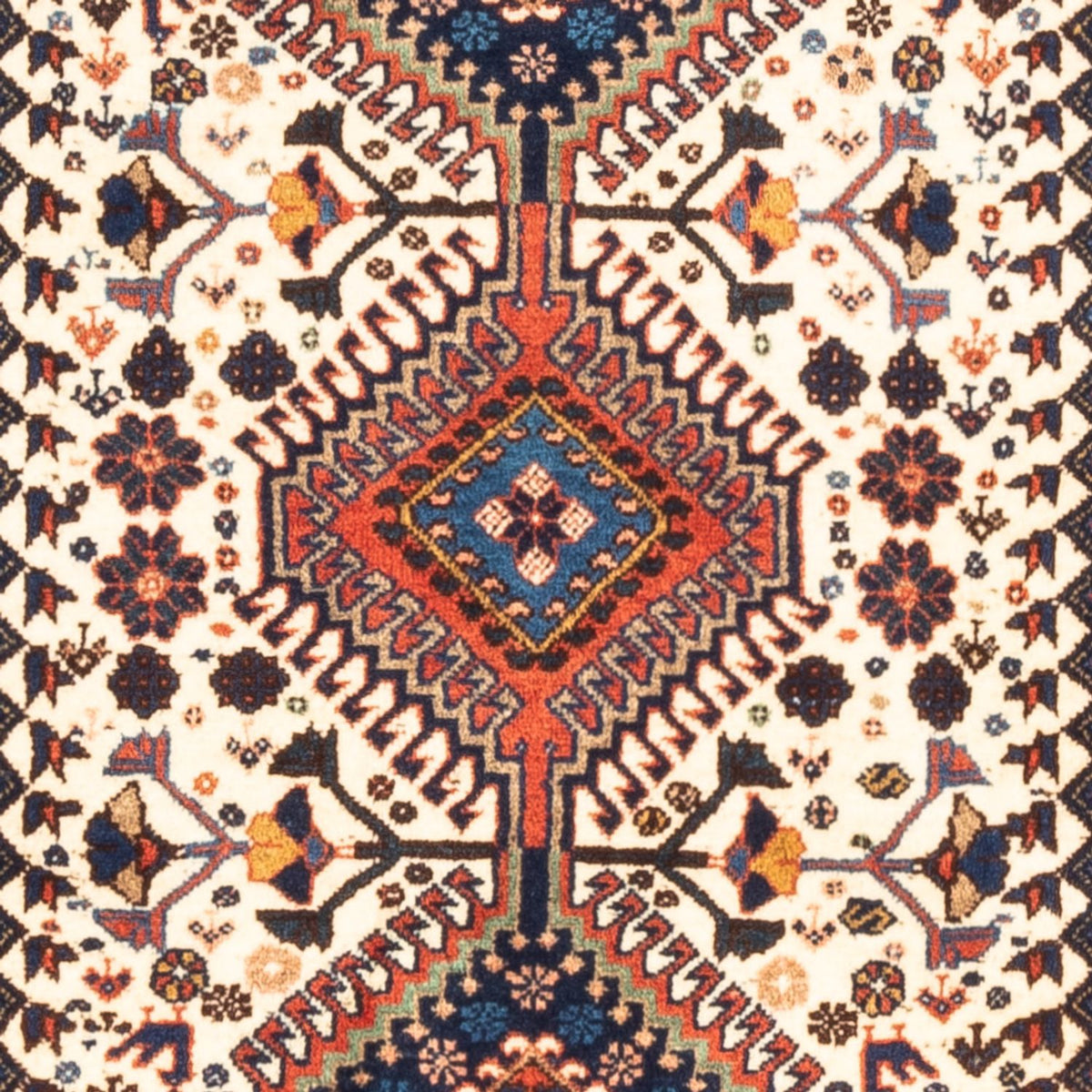 Perzisch Tapijt - Nomadisch - 136 x 80 cm - crème