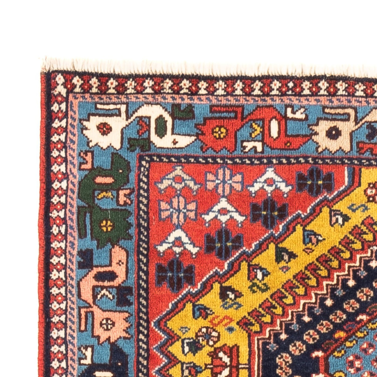 Perzisch Tapijt - Nomadisch - 127 x 80 cm - geel