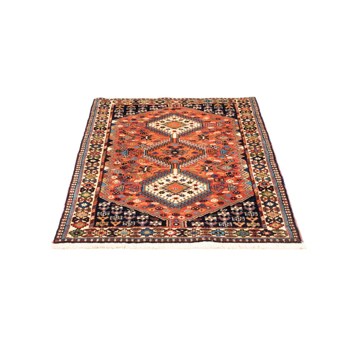 Perzisch Tapijt - Nomadisch - 130 x 82 cm - rood