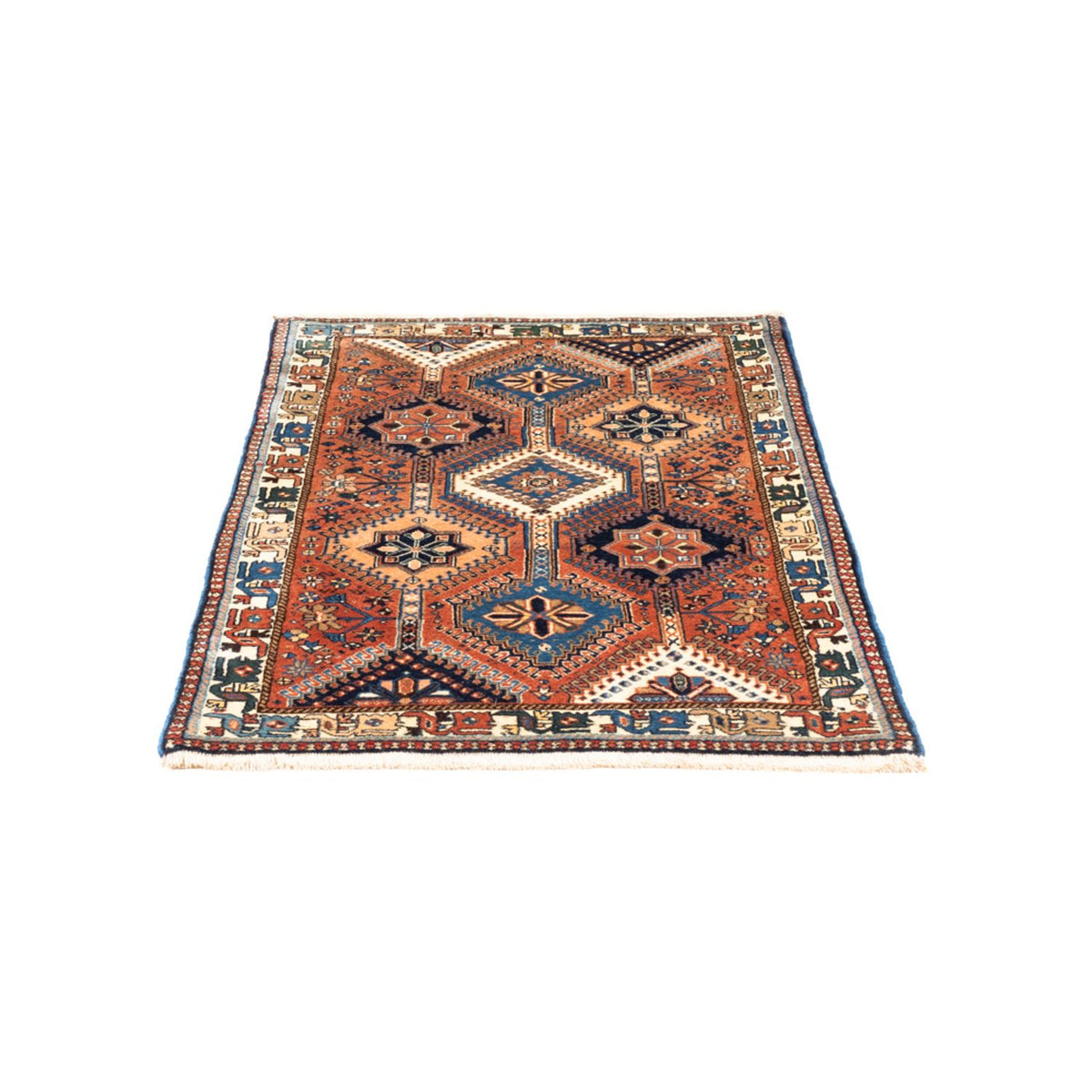 Perzisch Tapijt - Nomadisch - 128 x 81 cm - rood