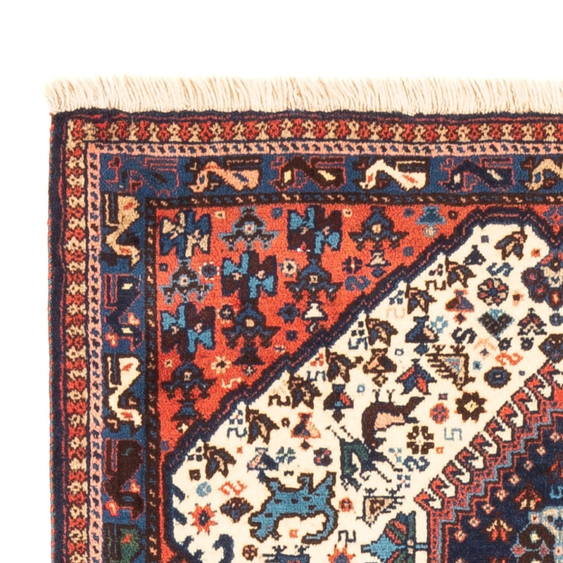 Perzisch Tapijt - Nomadisch - 128 x 83 cm - crème