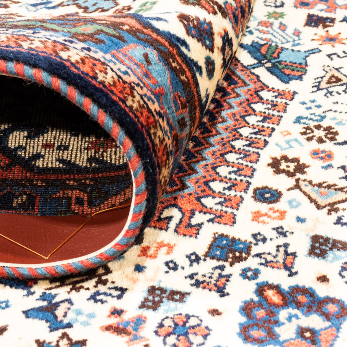 Perzisch Tapijt - Nomadisch - 128 x 83 cm - crème