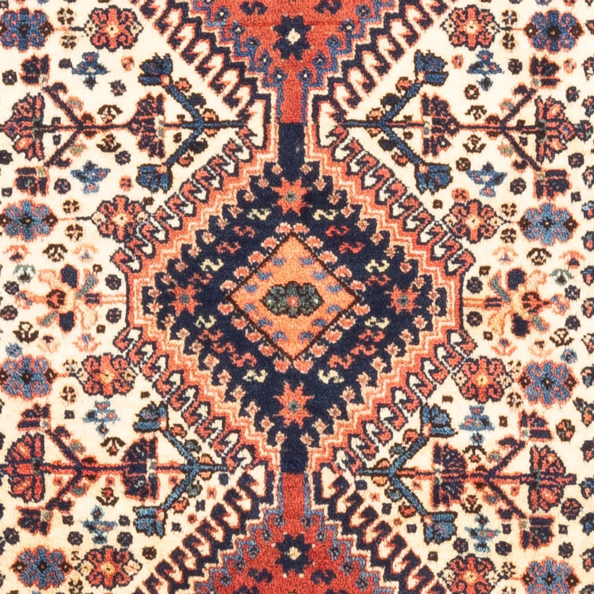 Perzisch Tapijt - Nomadisch - 128 x 82 cm - crème