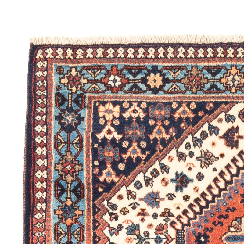 Perzisch Tapijt - Nomadisch - 128 x 82 cm - crème