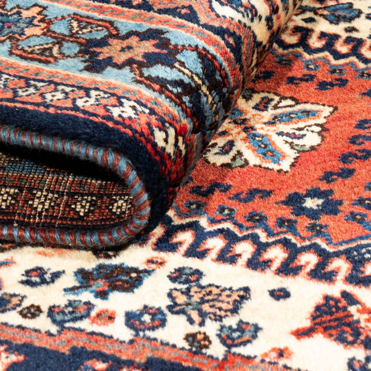 Perzisch Tapijt - Nomadisch - 128 x 82 cm - crème