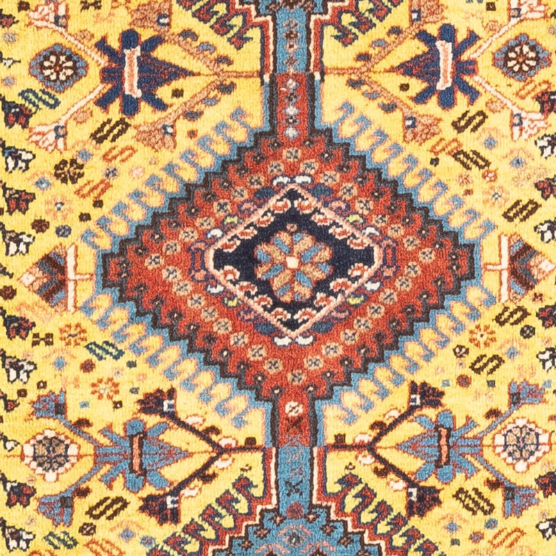 Perzisch Tapijt - Nomadisch - 126 x 80 cm - geel