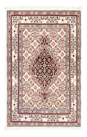 Perzisch tapijt - Klassiek - Koninklijke - 90 x 60 cm - crème