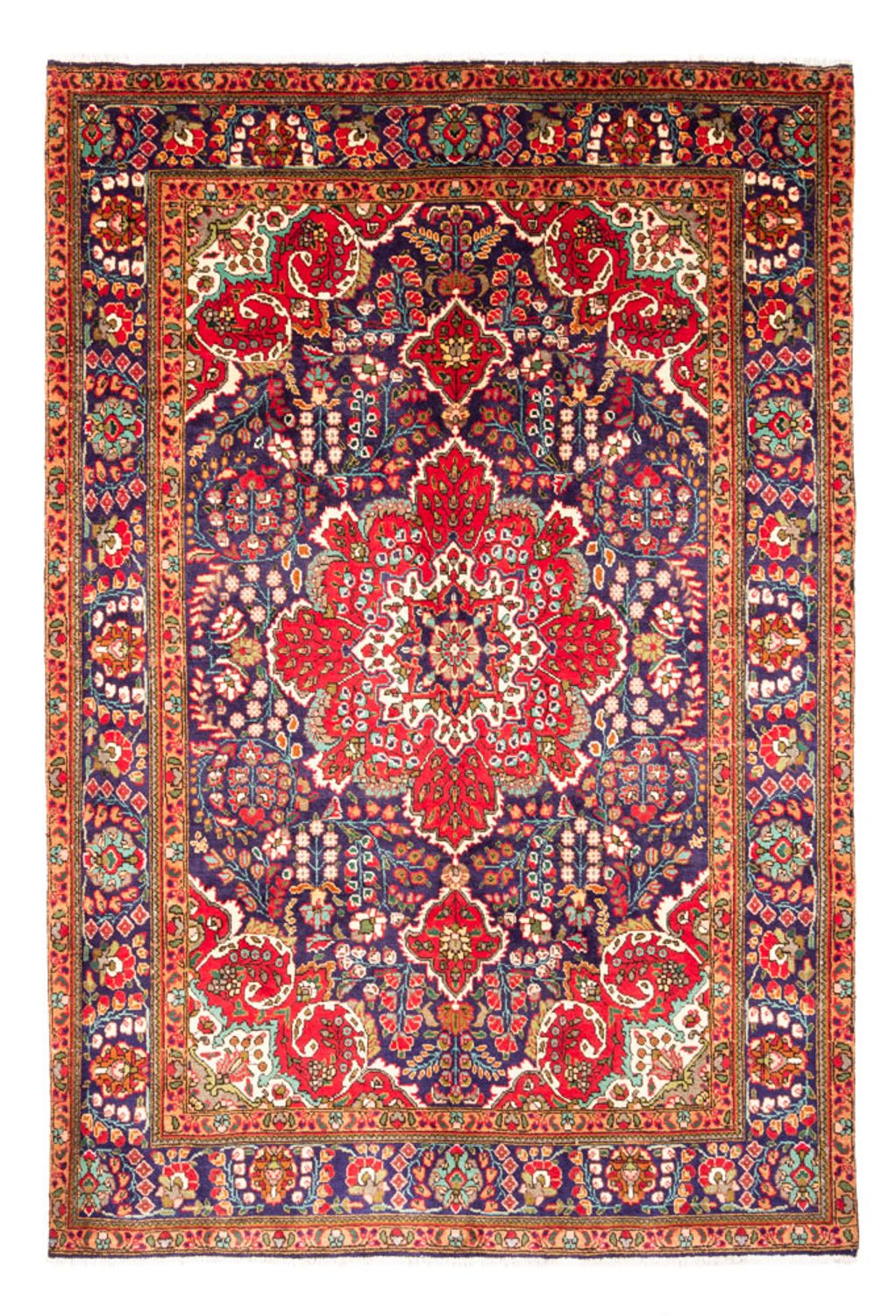 Perzisch tapijt - Tabriz - 300 x 206 cm - donkerblauw