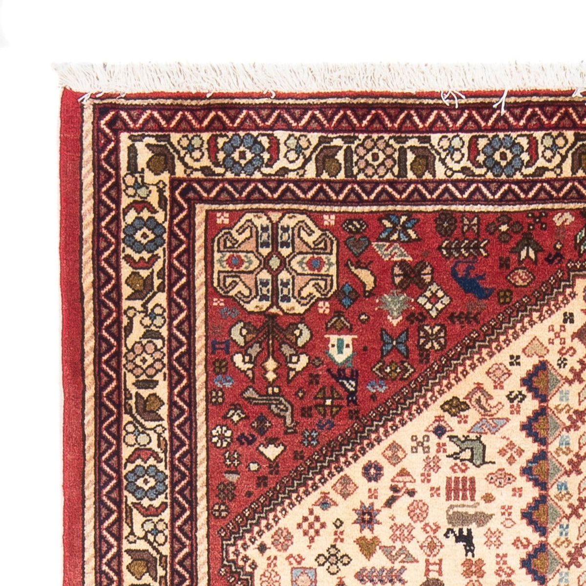 Perzisch Tapijt - Nomadisch - 145 x 105 cm - crème