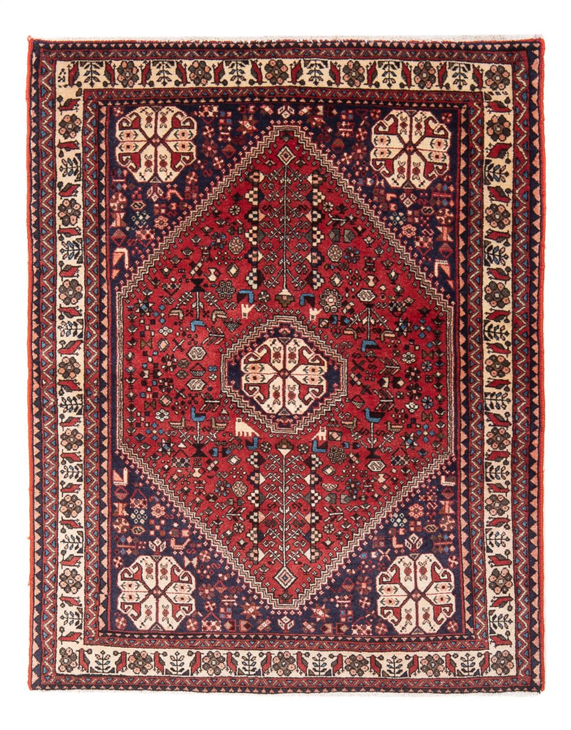 Perzisch Tapijt - Nomadisch - 140 x 103 cm - rood