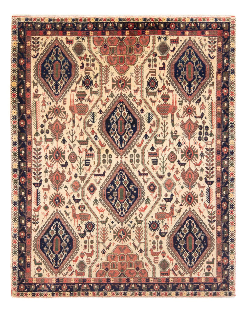 Perzisch Tapijt - Nomadisch - 178 x 140 cm - crème