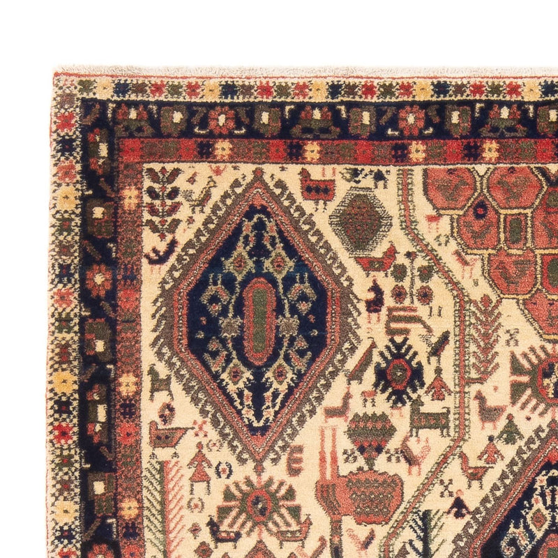 Perzisch Tapijt - Nomadisch - 178 x 140 cm - crème