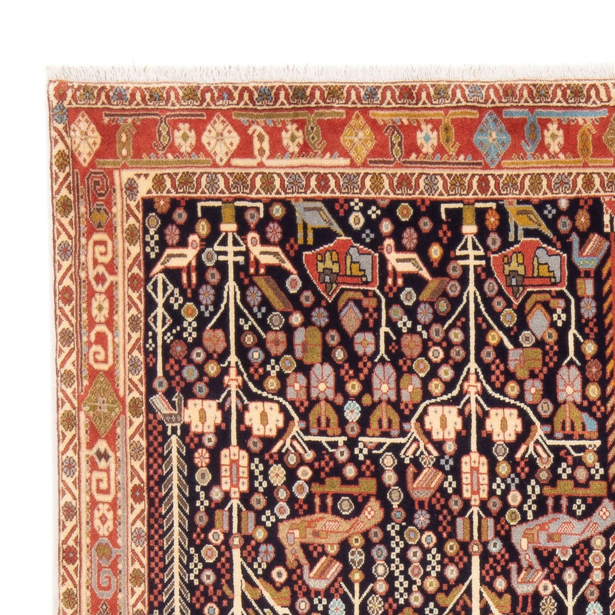 Perzisch Tapijt - Nomadisch - 200 x 154 cm - donkerblauw