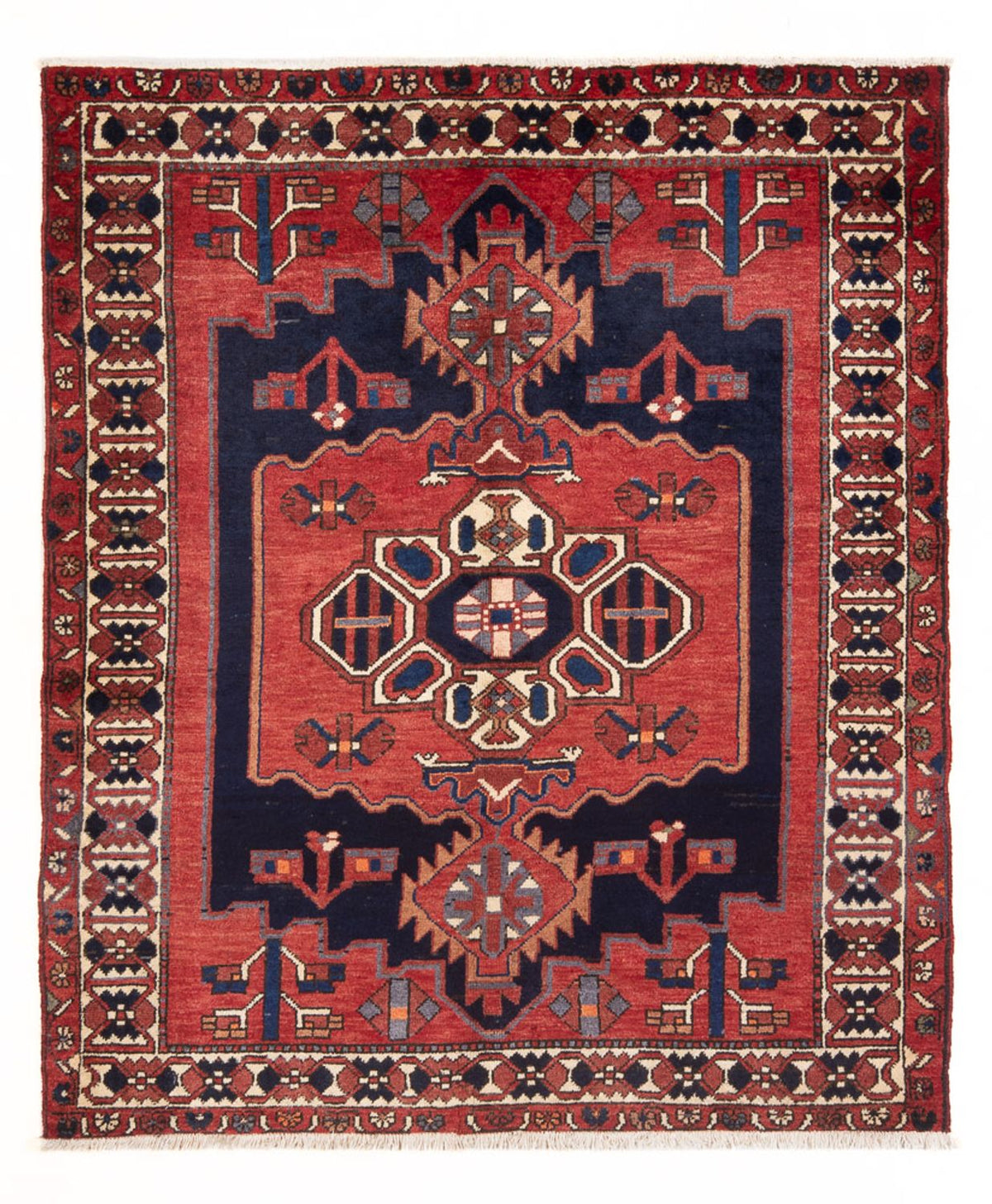 Perzisch Tapijt - Nomadisch - 195 x 153 cm - rood