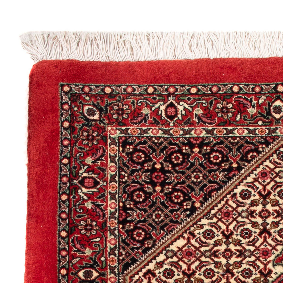 Perzisch tapijt - Bijar - Koninklijk - 90 x 77 cm - crème