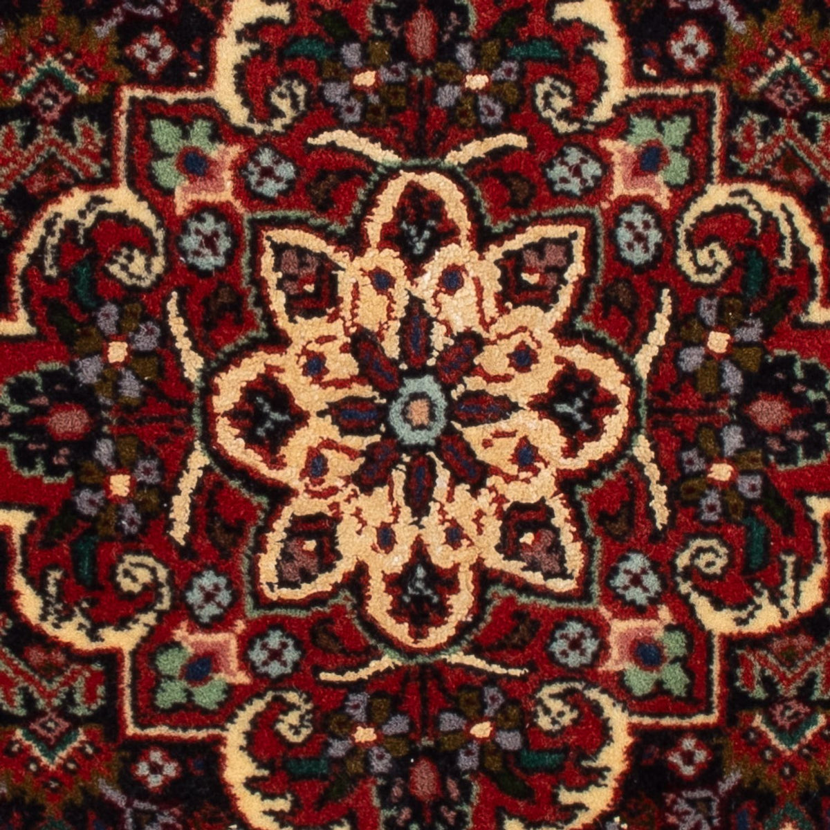 Perzisch tapijt - Bijar - Koninklijk - 71 x 46 cm - donkerblauw