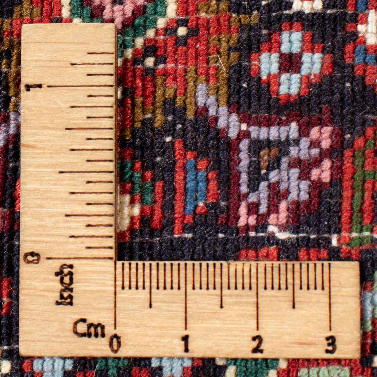 Perzisch tapijt - Bijar - Koninklijk - 71 x 46 cm - donkerblauw