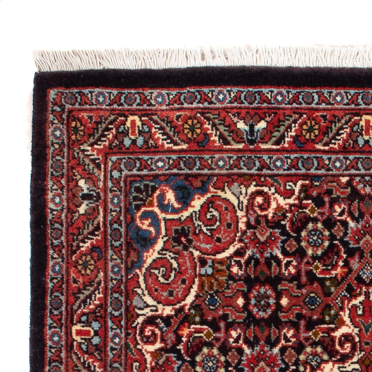 Perzisch tapijt - Bijar - Koninklijk - 73 x 53 cm - donkerblauw