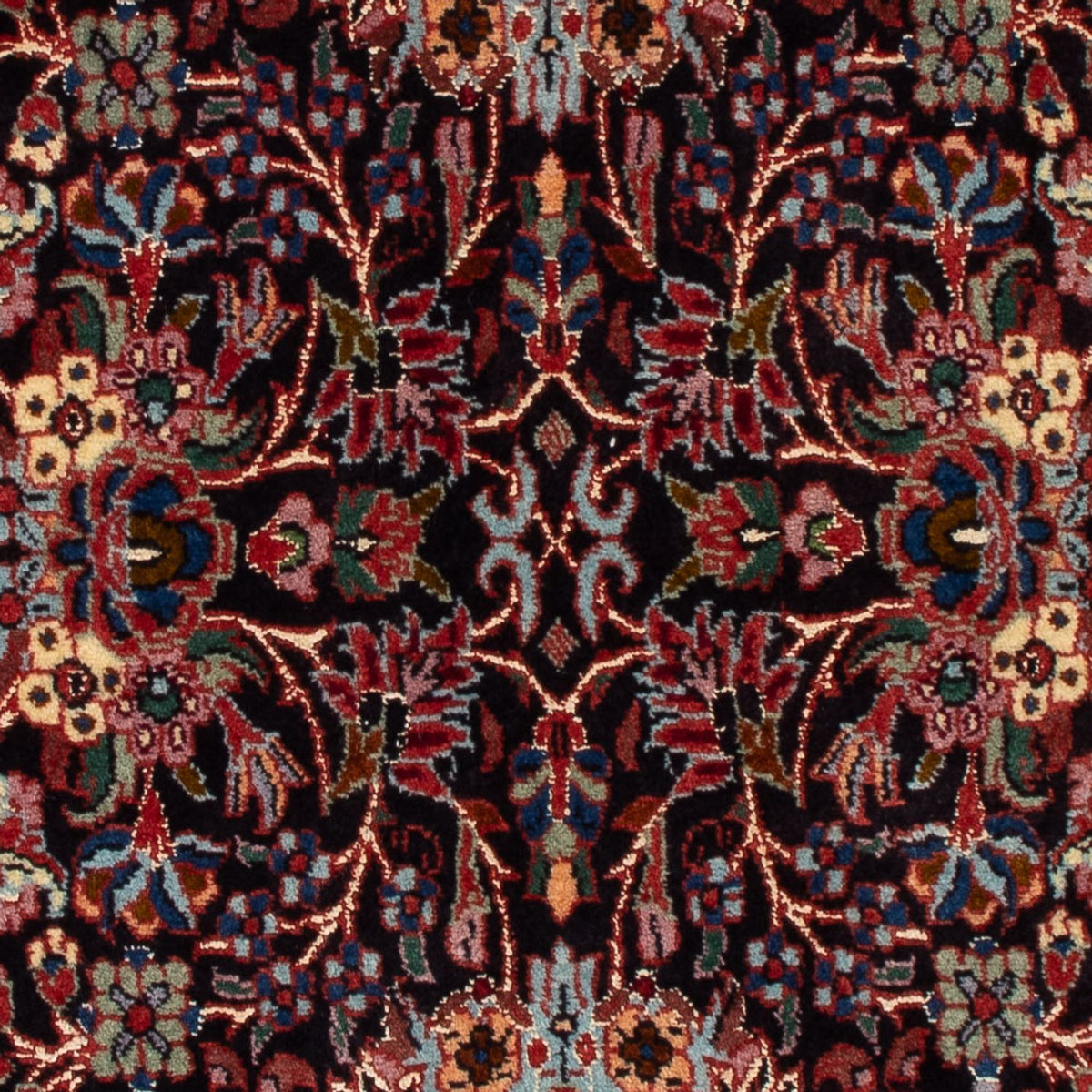 Perzisch tapijt - Bijar - Koninklijk - 117 x 60 cm - donkerblauw