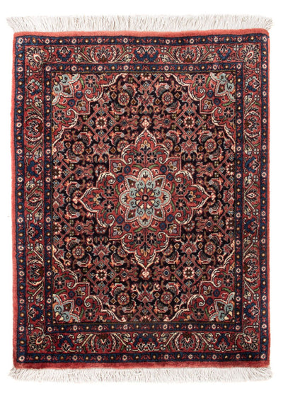 Bidjar - Takab Tapijt 50x67cm - Perzisch tapijt - donkerblauw