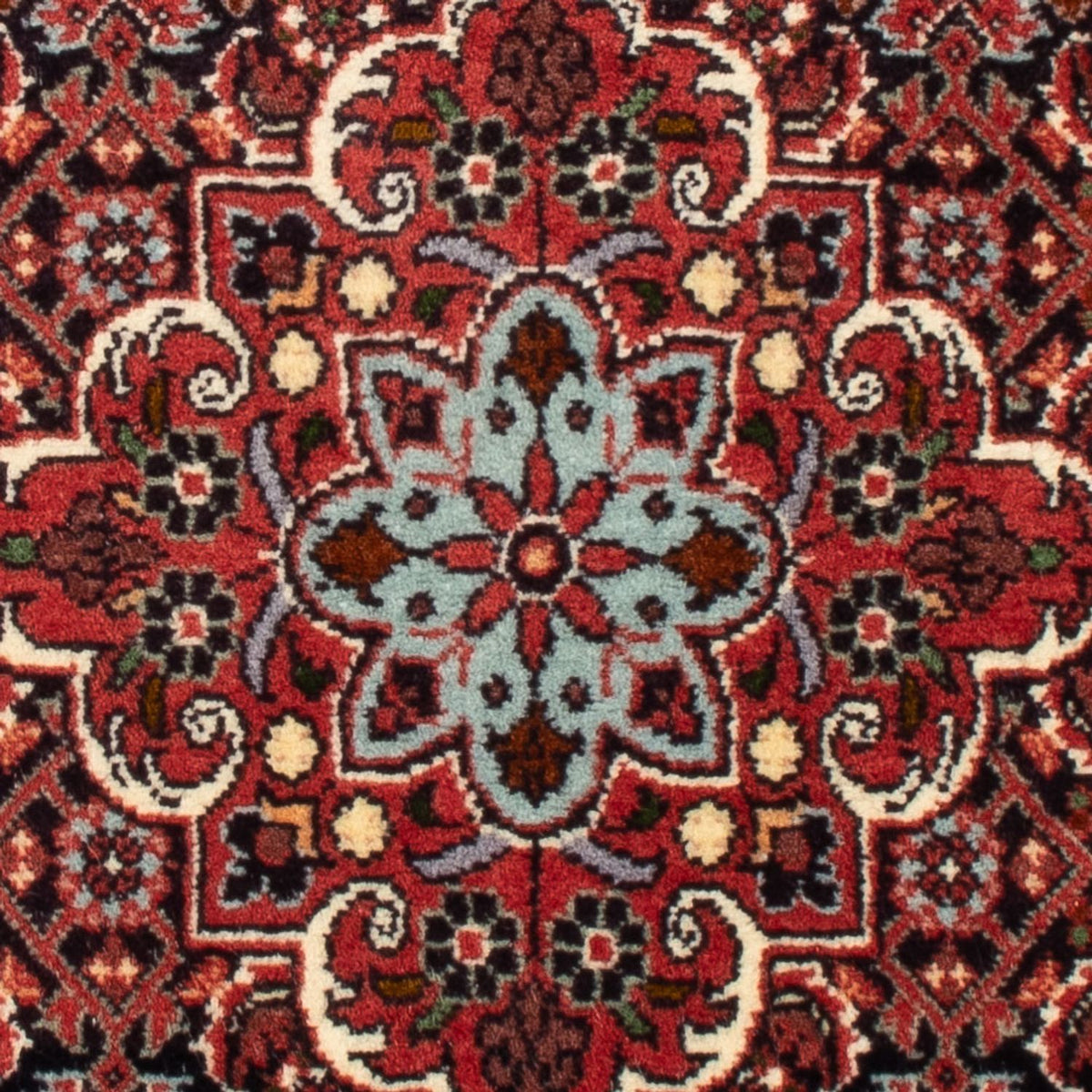 Perzisch tapijt - Bijar - Koninklijk - 72 x 52 cm - donkerblauw