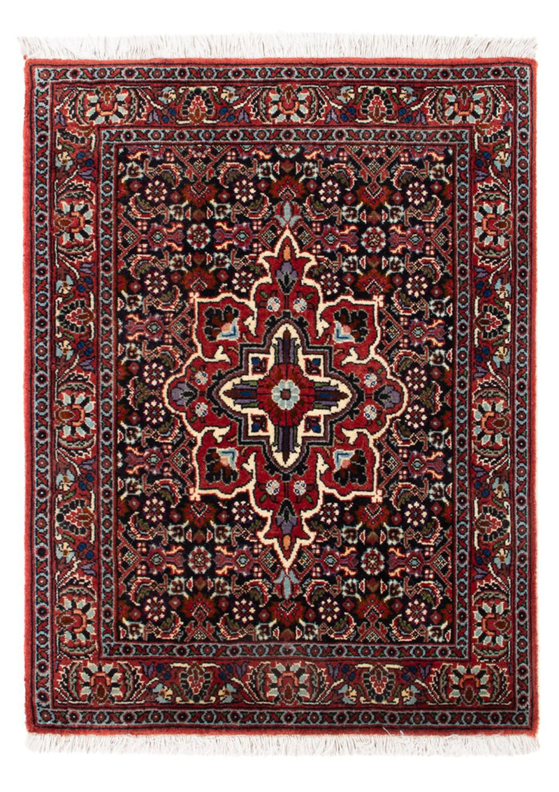 Perzisch tapijt - Bijar - Koninklijk - 70 x 50 cm - donkerblauw