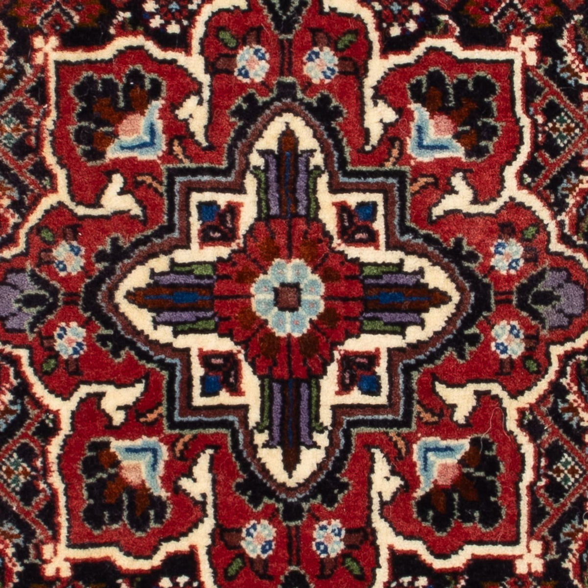 Perzisch tapijt - Bijar - Koninklijk - 70 x 50 cm - donkerblauw