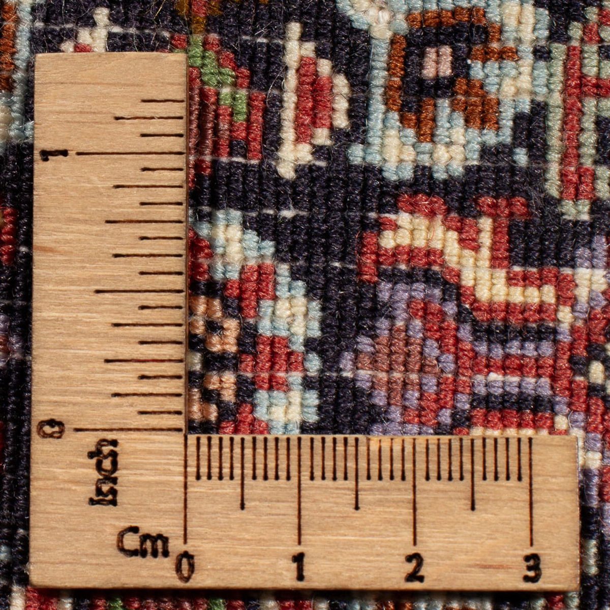 Perzisch tapijt - Bijar - Koninklijk - 70 x 50 cm - donkerblauw