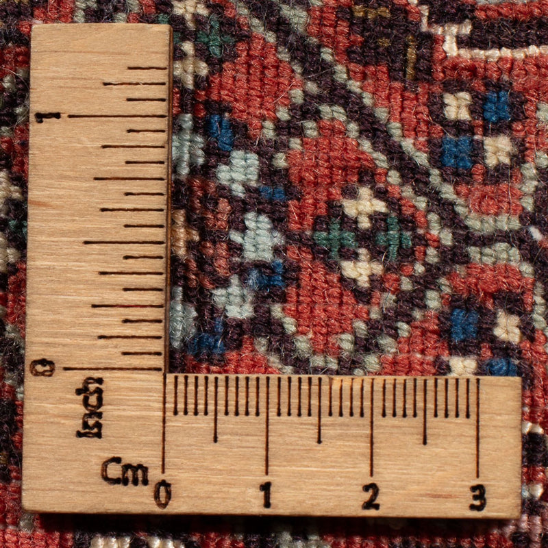 Perzisch tapijt - Bijar - Koninklijk - 60 x 50 cm - rood