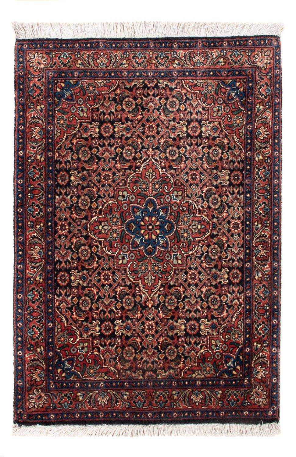 Perzisch tapijt - Bijar - Koninklijk - 78 x 53 cm - rood
