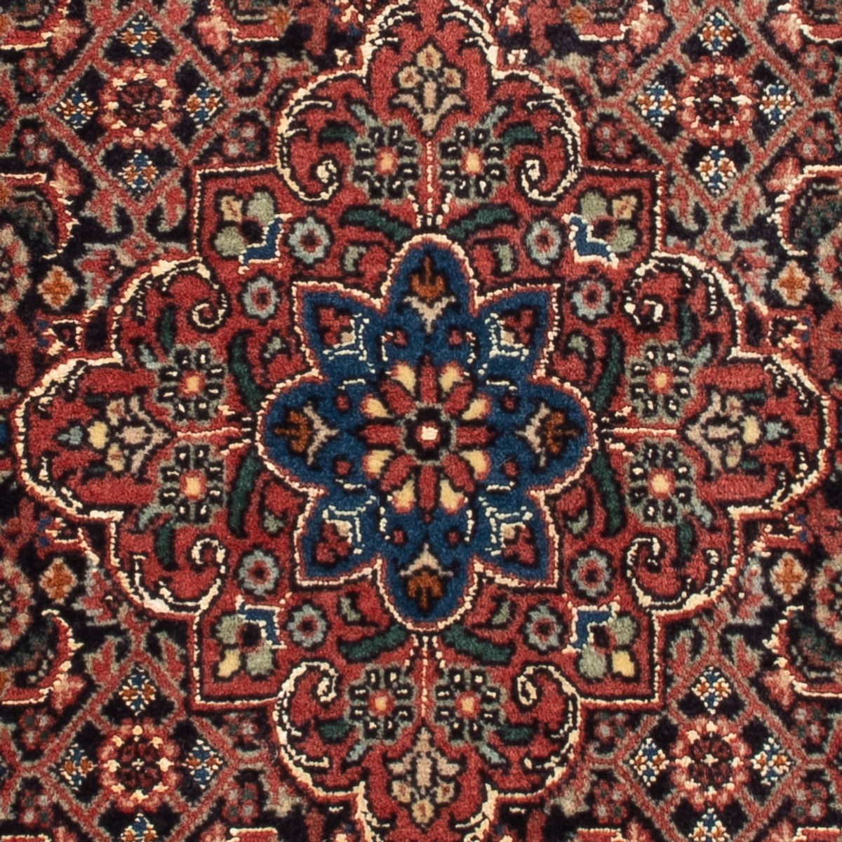 Perzisch tapijt - Bijar - Koninklijk - 78 x 53 cm - rood