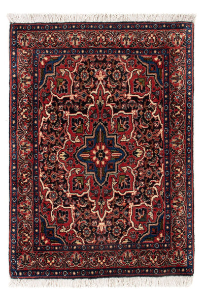 Bidjar - Takab Tapijt 50x72cm - Perzisch tapijt - donkerblauw
