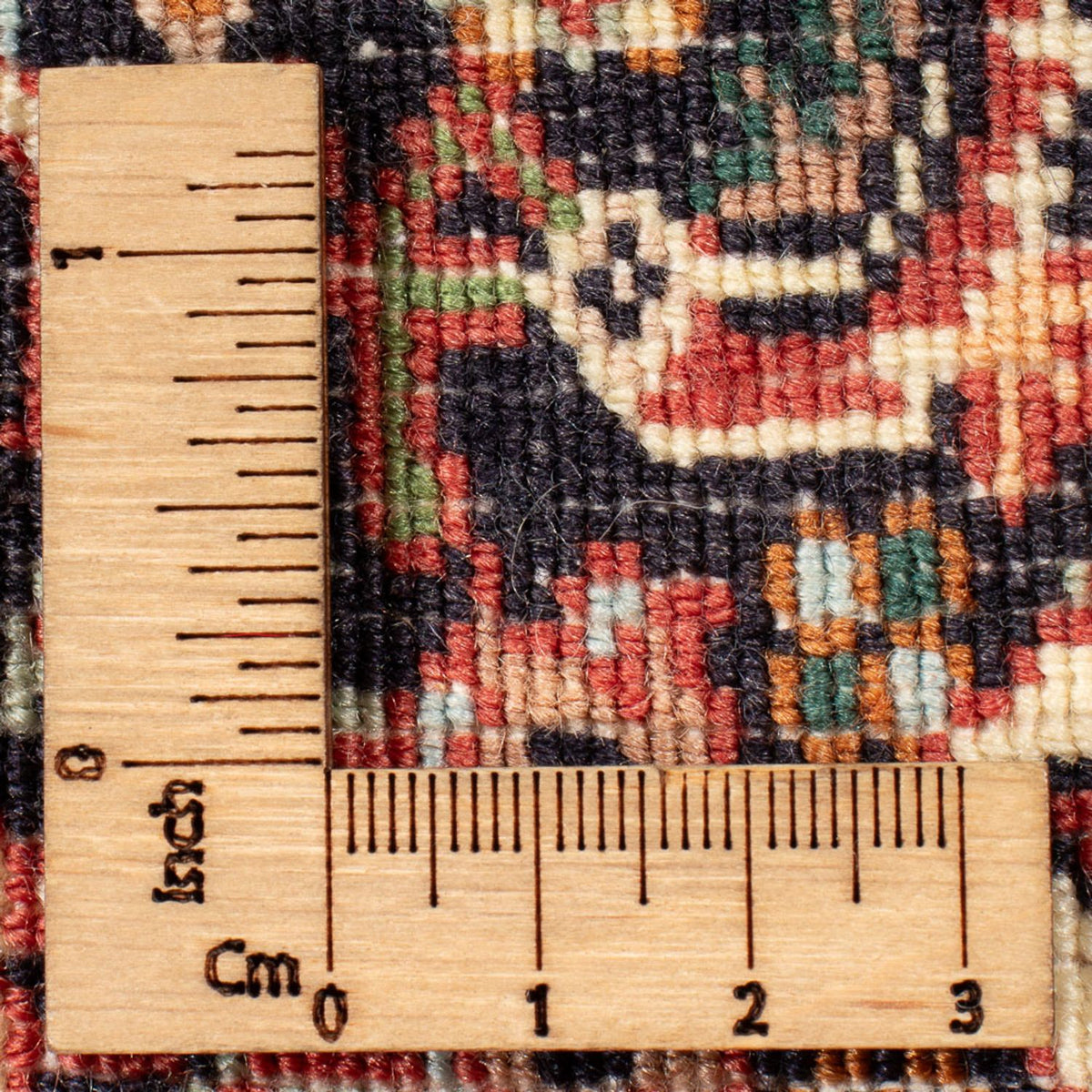 Perzisch tapijt - Bijar - Koninklijk - 72 x 50 cm - donkerblauw