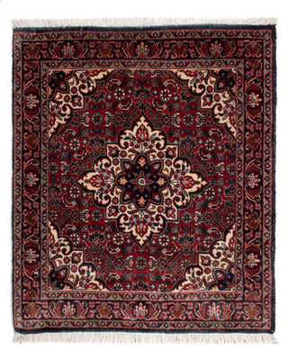 Perzisch tapijt - Bijar - Koninklijk - 65 x 52 cm - rood