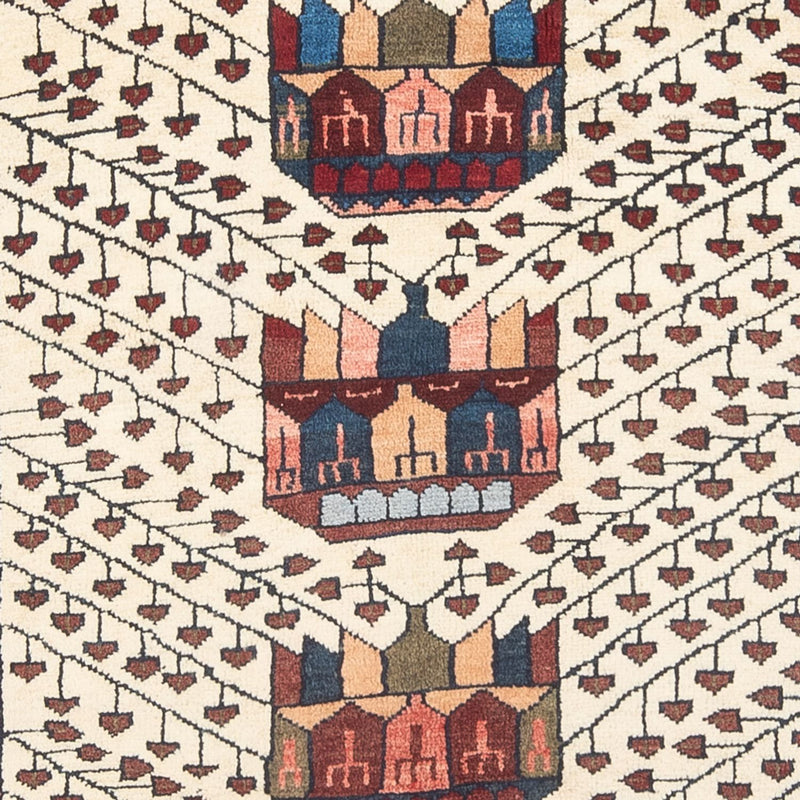 Perzisch Tapijt - Nomadisch - 206 x 124 cm - crème