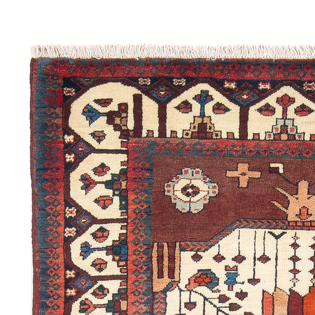 Perzisch Tapijt - Nomadisch - 206 x 124 cm - crème