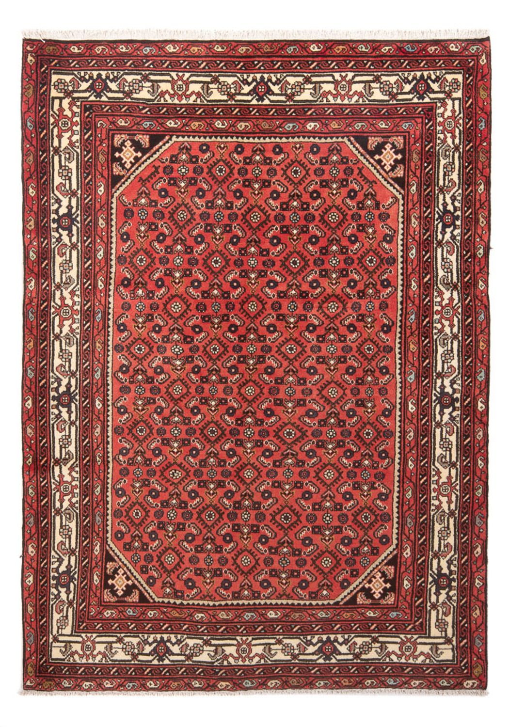 Perzisch tapijt - Mir - 196 x 140 cm - rood