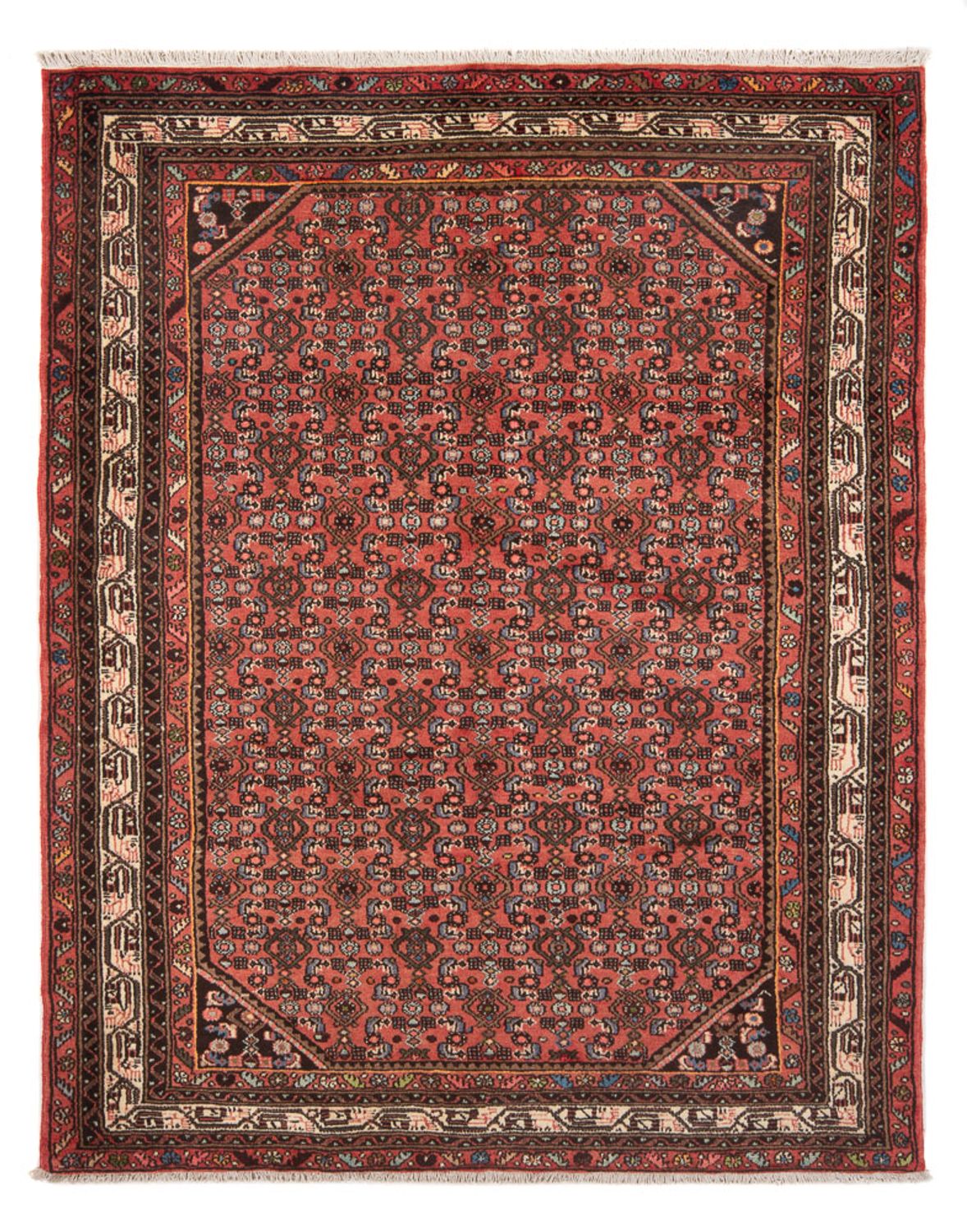 Perzisch tapijt - Mir - 194 x 145 cm - rood