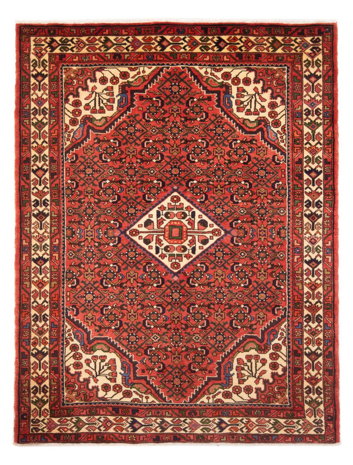 Perzisch Tapijt - Nomadisch - 218 x 158 cm - rood