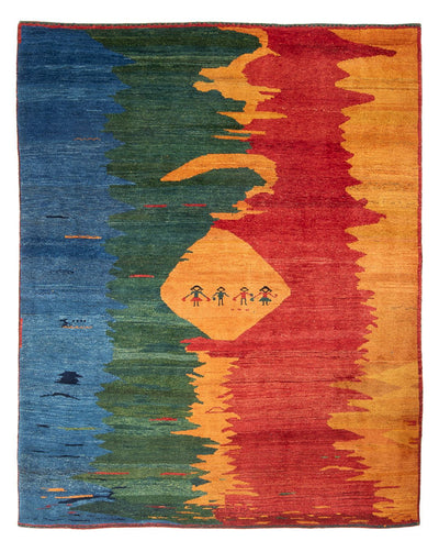 Perzische Gabbeh Tapijt 198x240cm - Perserteppich Wollteppich