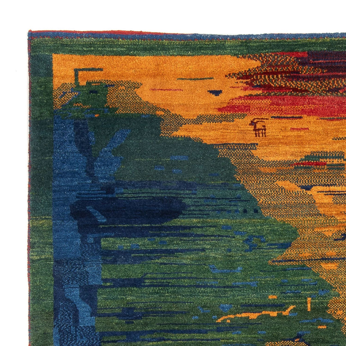 Perzische Gabbeh Tapijt 228x200cm - Perserteppich Wollteppich