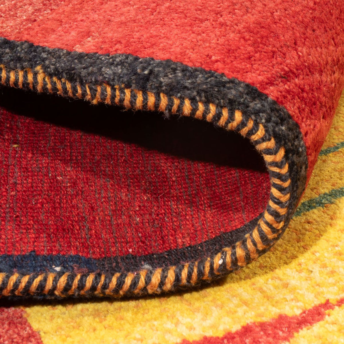 Gabbeh tapijt - Perzisch - 203 x 173 cm - veelkleurig