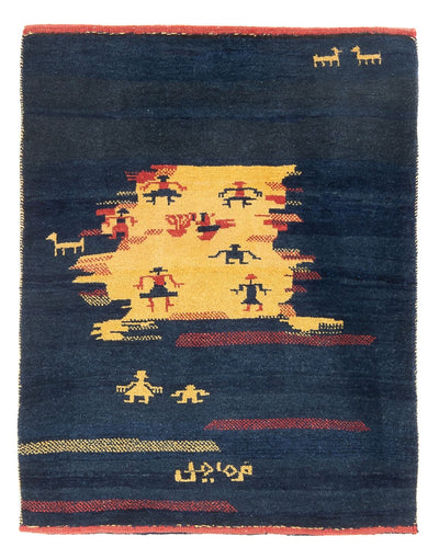 Perzische Gabbeh Tapijt 92x120cm - Perserteppich Wollteppich