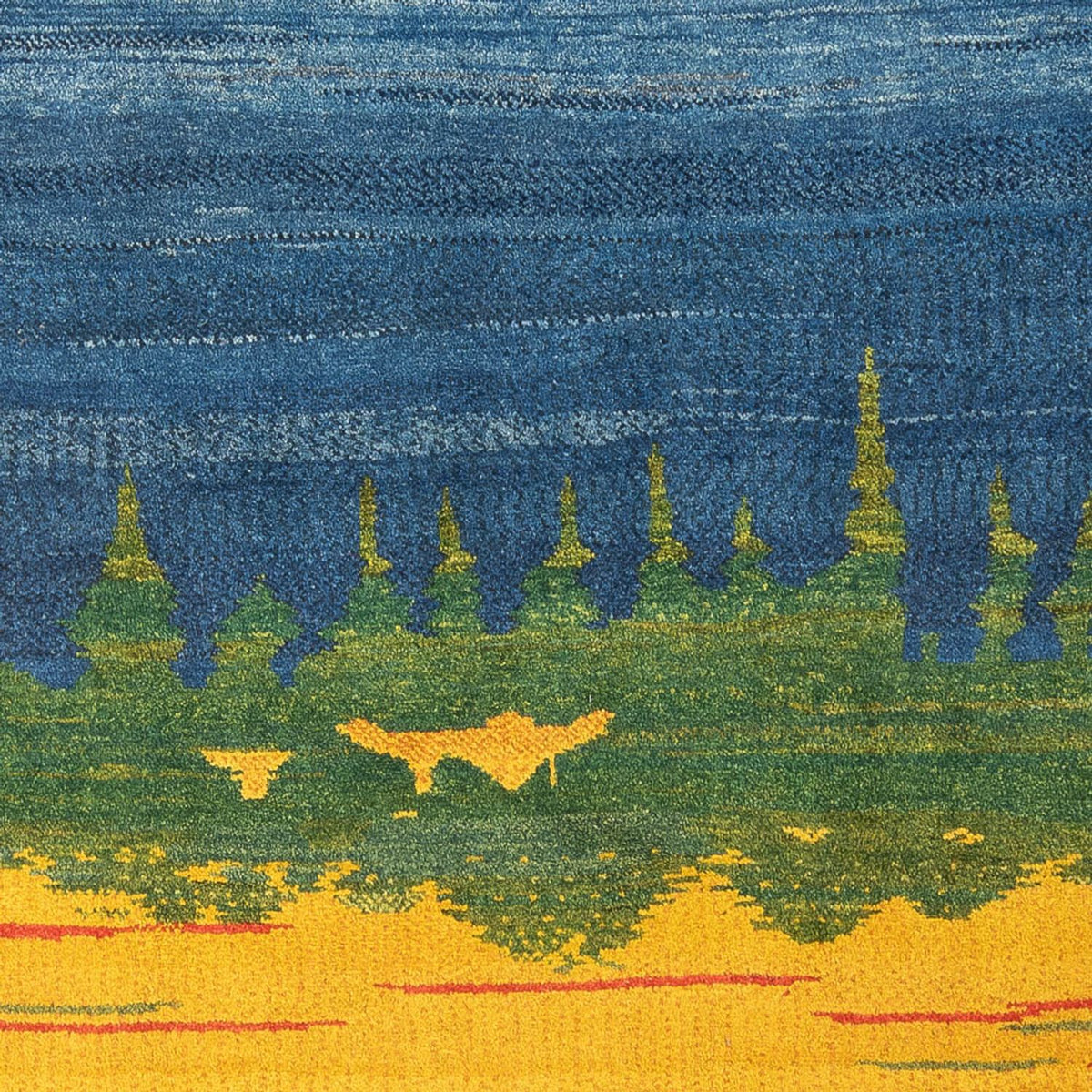 Gabbeh tapijt - Perzisch - 240 x 205 cm - veelkleurig