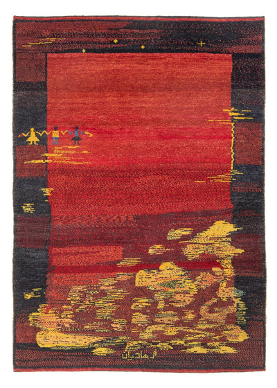 Perzische Gabbeh Tapijt 127x176cm - Perserteppich Wollteppich