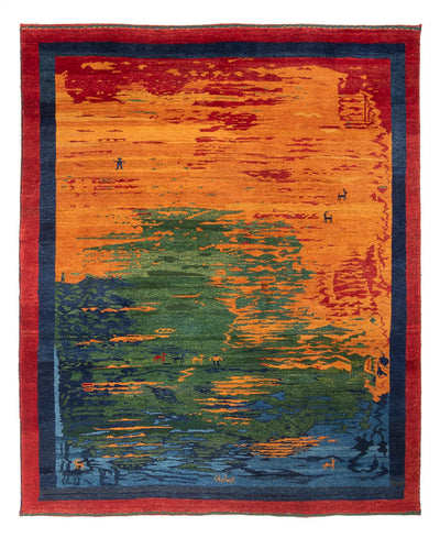 Perzische Gabbeh Tapijt 198x238cm - Perserteppich Wollteppich