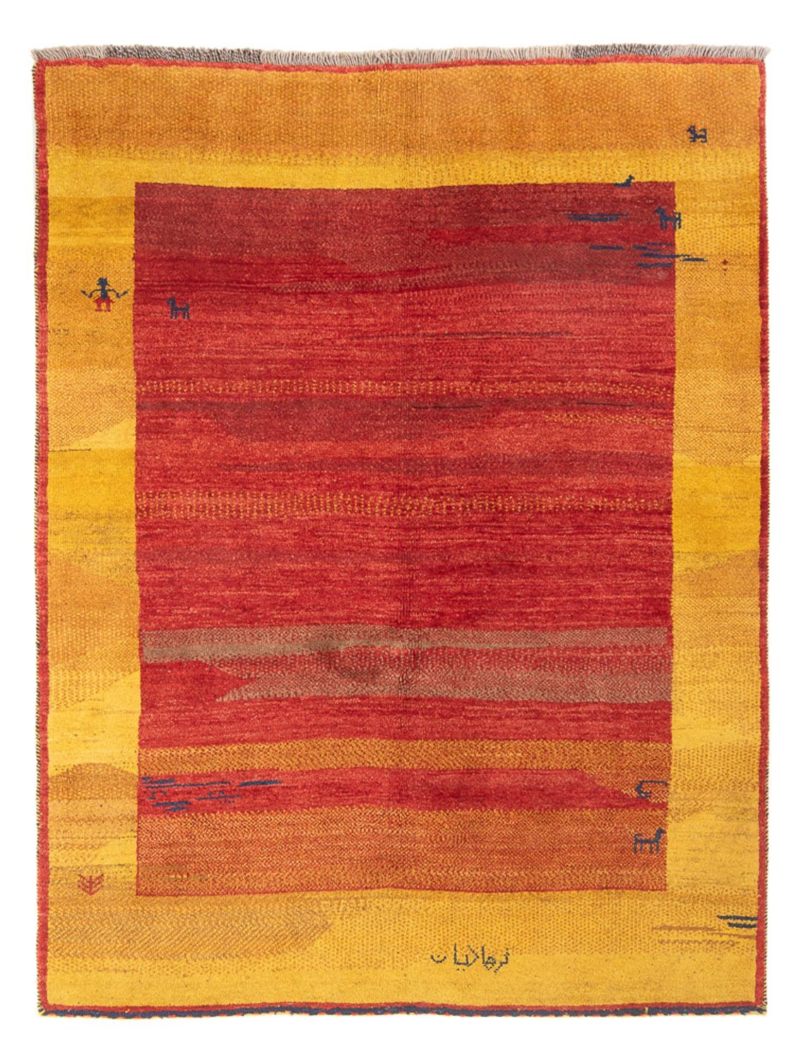 Gabbeh tapijt - Perzisch - 200 x 155 cm - veelkleurig