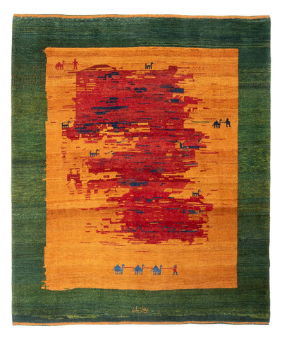 Perzische Gabbeh Tapijt 200x227cm - Perserteppich Wollteppich